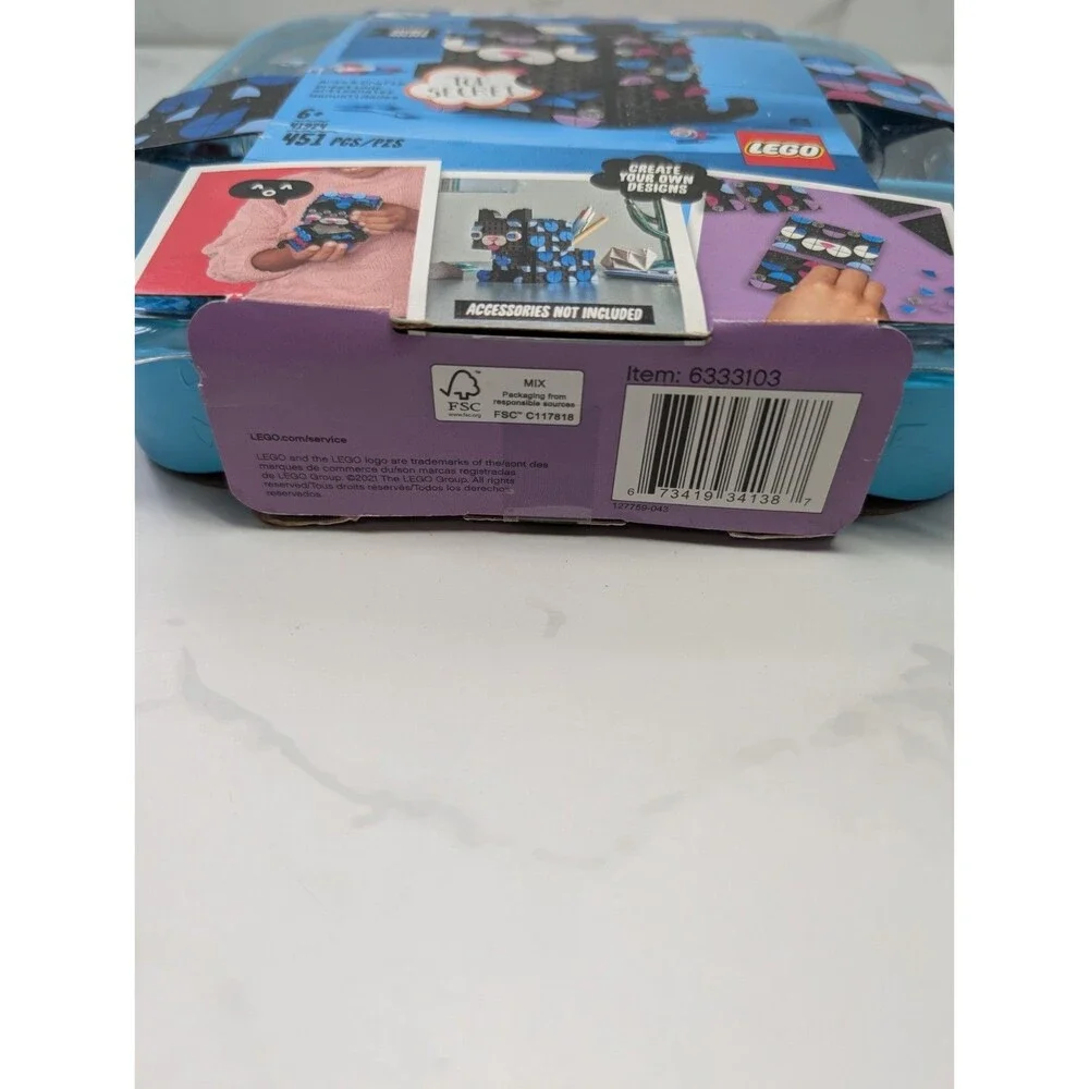 LEGO DOTS Secret Holder 41924 Black Cat Storage Box 451 Pcs Retired Sealed